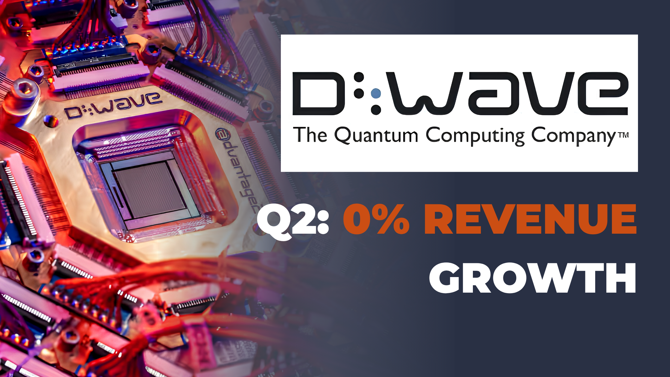 D-Wave's Pathetic Q2: Flat Revenue, Accelerating Costs, and Fleeing Customers